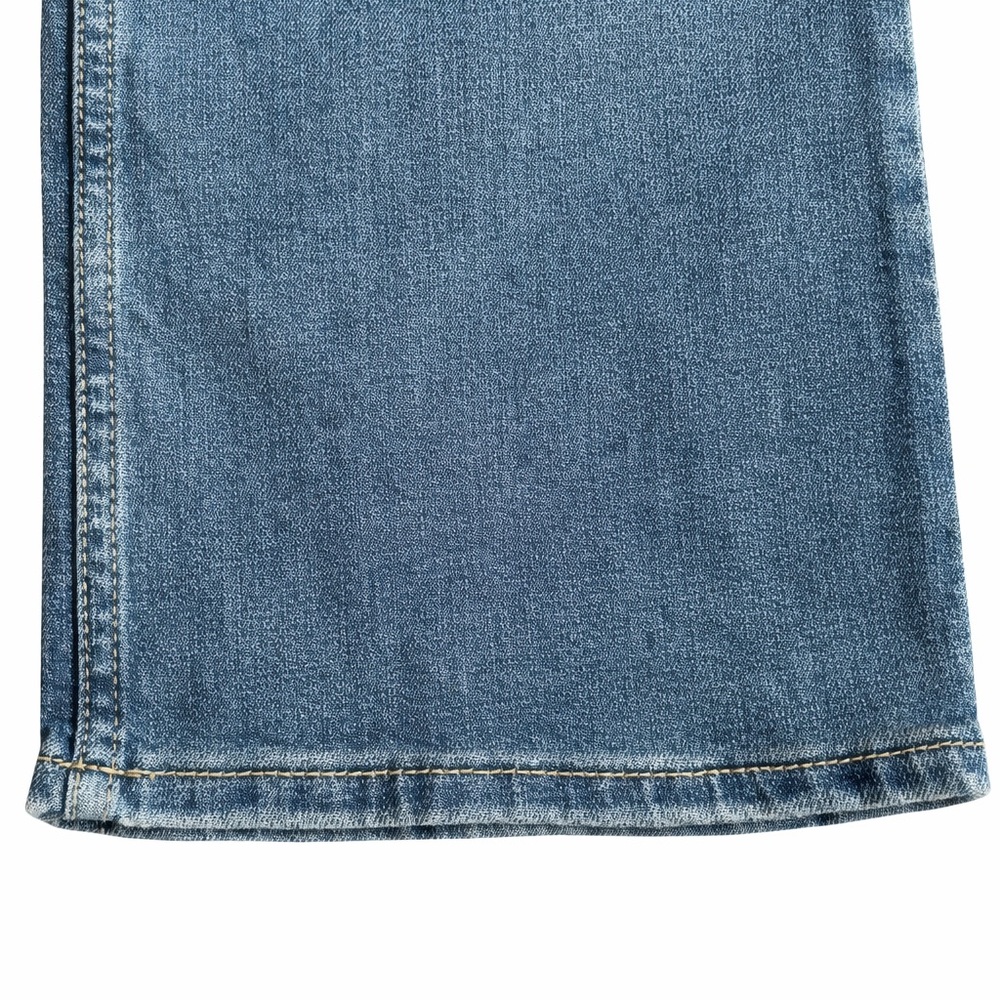 Lee Women's Plus Size Bootcut Jeans 16W Short Mid Rise Blue Denim - Picture 7 of 10